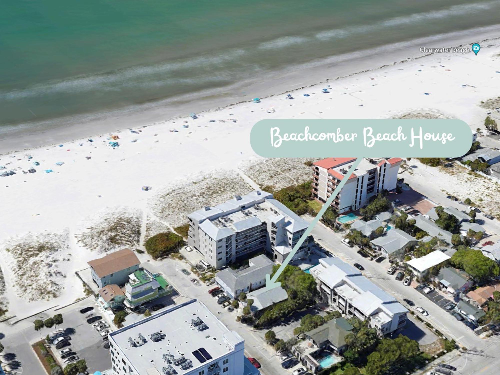 Beachcomber Beach House - Weekly Rental Just Steps To White Sand Beach! Home Clearwater Beach Extérieur photo